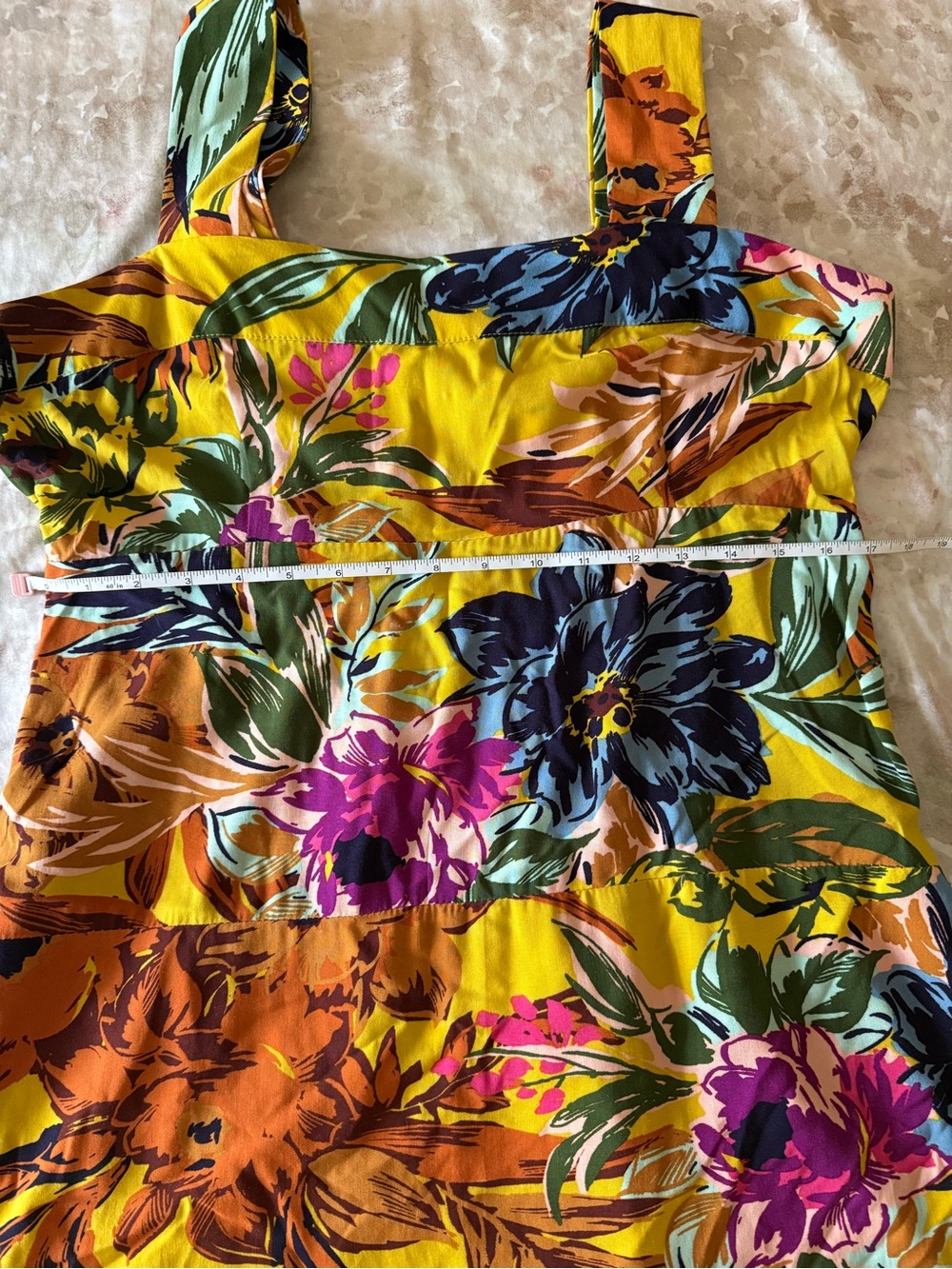 Vince Camuto Floral Midi Dress Size L - Picture 10 of 10